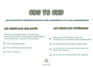 DIFFERENCE CBG CBD