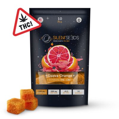 Gummies THC et CBD Guava Orange